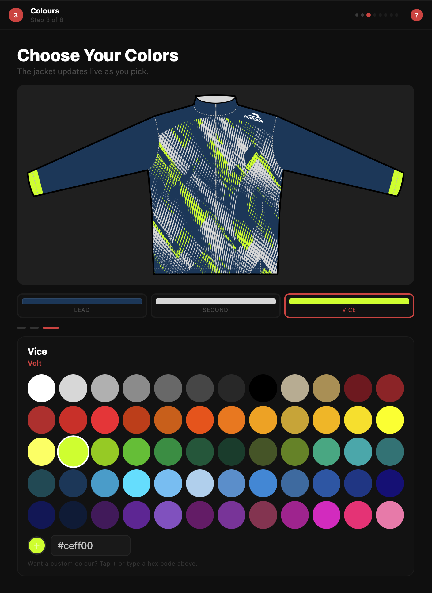 Make it your colours